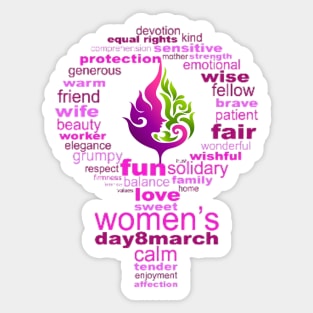 March 8th - IWD - Woman Empowerment Sticker